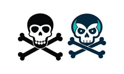 Skull and Crossbones Vector