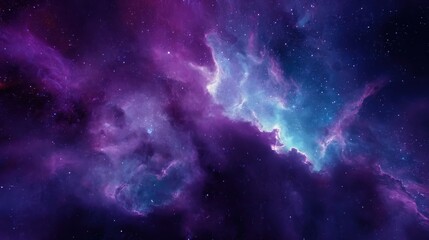 Illustration of space cosmic background with supernova nebula and stars, glowing mysterious universe. Ideal for astronomy themes, sci-fi projects, and educational content.