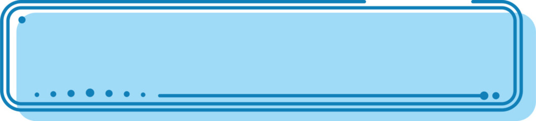 Blue Rectangle Frame Banner