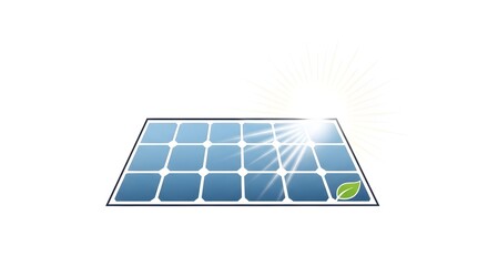 Solar Panel Harvesting Clean Energy 