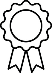 Award ribbon icon achievement symbol vector vector