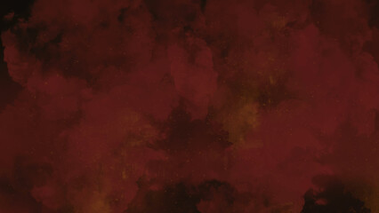 Dark Red Nebula Starry Space Background