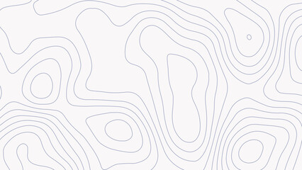 Minimal Abstract Topographic Contour Line Background