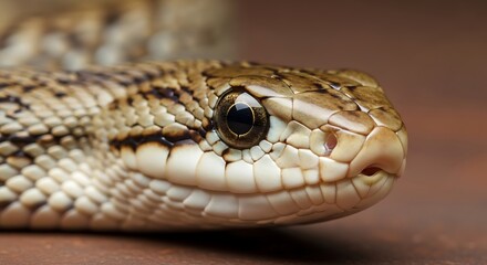 Fototapeta premium Closeup of a Snakes Head.