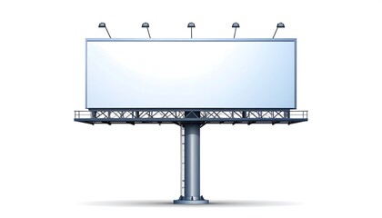 Obraz premium Blank billboard illustration (1)