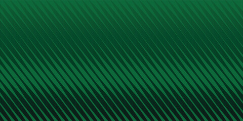 Obraz premium dark horizontal lines background with Green gradient for banner and poster. vector art background. eps 10