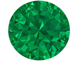 Radiant Emerald Gemstone, a Sparkling Jewel