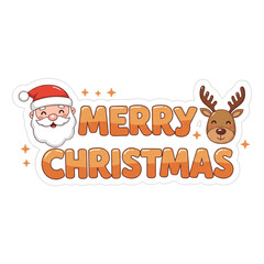 christmas card with santa claus