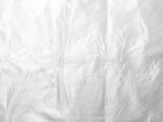 Abstract background plastic bag wihte vacuum cling foil wrinkle texture wall crumpled film foil overlay seal wrap polyethyene packaging frame material industry wrinkle template ecosystem environment