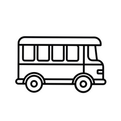 school bus isolated on white