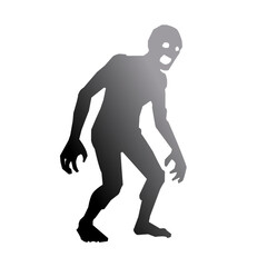 Zombie Halloween Monster Silhouette