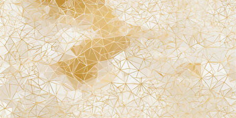Abstract golden yellow paper background with grunge texture and vintage floral pattern for a seamless design illustration wallpaper