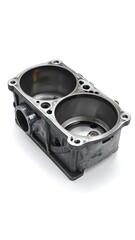 Obraz premium Metal engine component, likely part of an automotive transmission