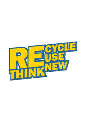 RECYCLE REUSE RENEW RETHINK retro