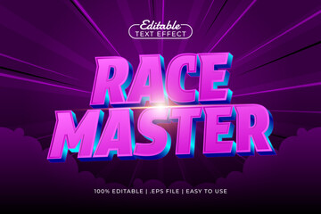race master editable text effect