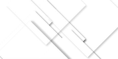 Abstract retro pattern seamless light white geometric square and line vector background. White and gray geometric square technology seamless white banner concept for business and presentation purpose	