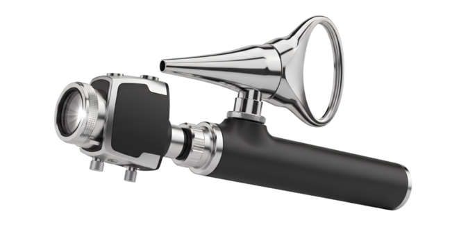 Modern Digital Otoscope Medical Device for Ear Examination