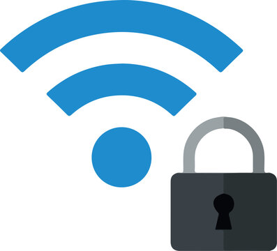 Secure WiFi Connection Symbolizing Network Security and Protection.