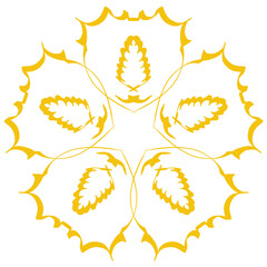 Flowers, yellow flowers, flower lines, petals