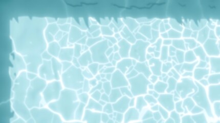 Abstract background of water surface in swimming pool top view.