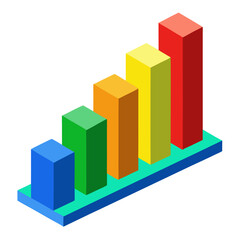 3d business graph