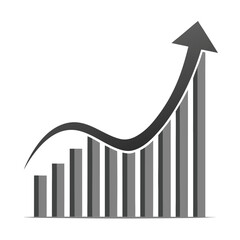 line art growth chart