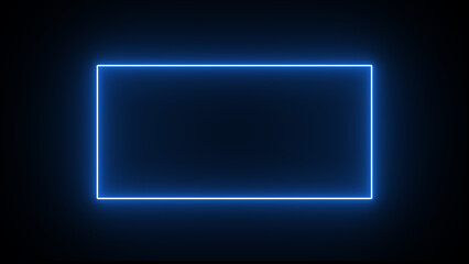 blue abstract on black background