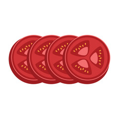 Slices of Tomato Healthy Food element