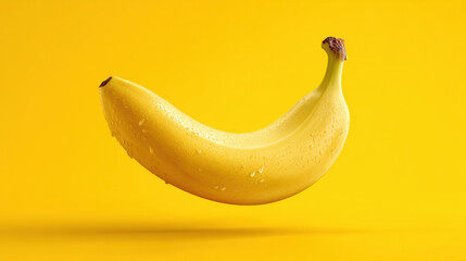 Vibrant fresh bananas stacked against colorful background showcasing healthy nutritious fruit for food, produce, and organic diet options