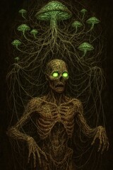 Spore Network Animates Hollow Corpse