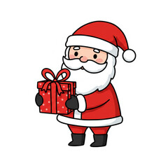 santa claus with gifts