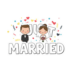 Writing just married 