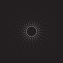 Abstract circle dotted background vector illustration. Modern Dotted Background Pattern | Abstract Halftone Dots Texture Design