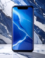 Modern phone on marble