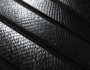 Abstract dark metallic stripes