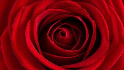 Close-up of a vibrant red rose (1)