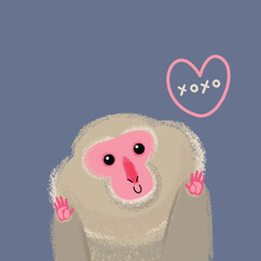 Cute Panda cartoon Vector