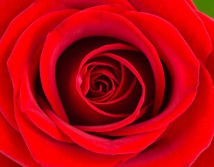 Close-up of a vibrant red rose (3)