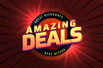 modern amazing deals discount offer background design