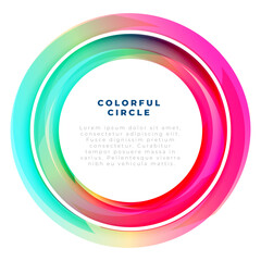 beautiful colorful geometric shape layout for presentation