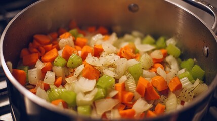Culinary tips for a cozy top-down vegetable medley cooking