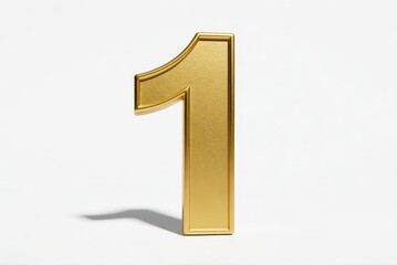 Celebrating excellence gold number one trophy award ceremony venue digital photo bright background close-up achievement