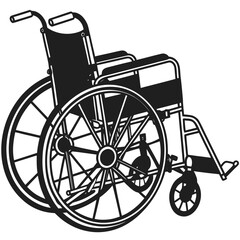 wheelchair vector illustration