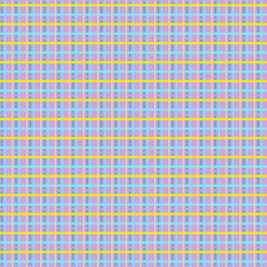 Abstract geometric striped, checkered pattern Colorful, narrow, thin horizontal and vertical stripes and lines Minimalistic design Muted pastel shades of pink, blue, yellow