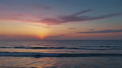 Obraz premium Calm and Serene Ocean Captured in Minimalist Photography