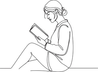 young woman with laptop