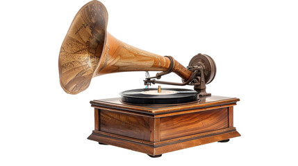 Meticulously Preserved Phonograph Single on white background