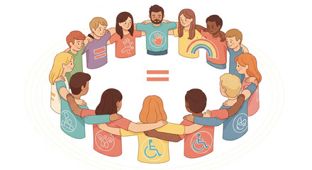 Remote Team Digital Link: Dynamic photo of digital links connecting remote icons (home, video call). Connected blues and greens.