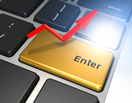 Keyboard Enter Key with Arrow