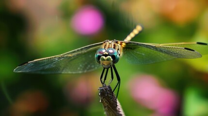 Macro Insect Wildlife: Green Dragonflies, Red-Eyed Damselflies & Yellow Grasshopper Close-Ups
